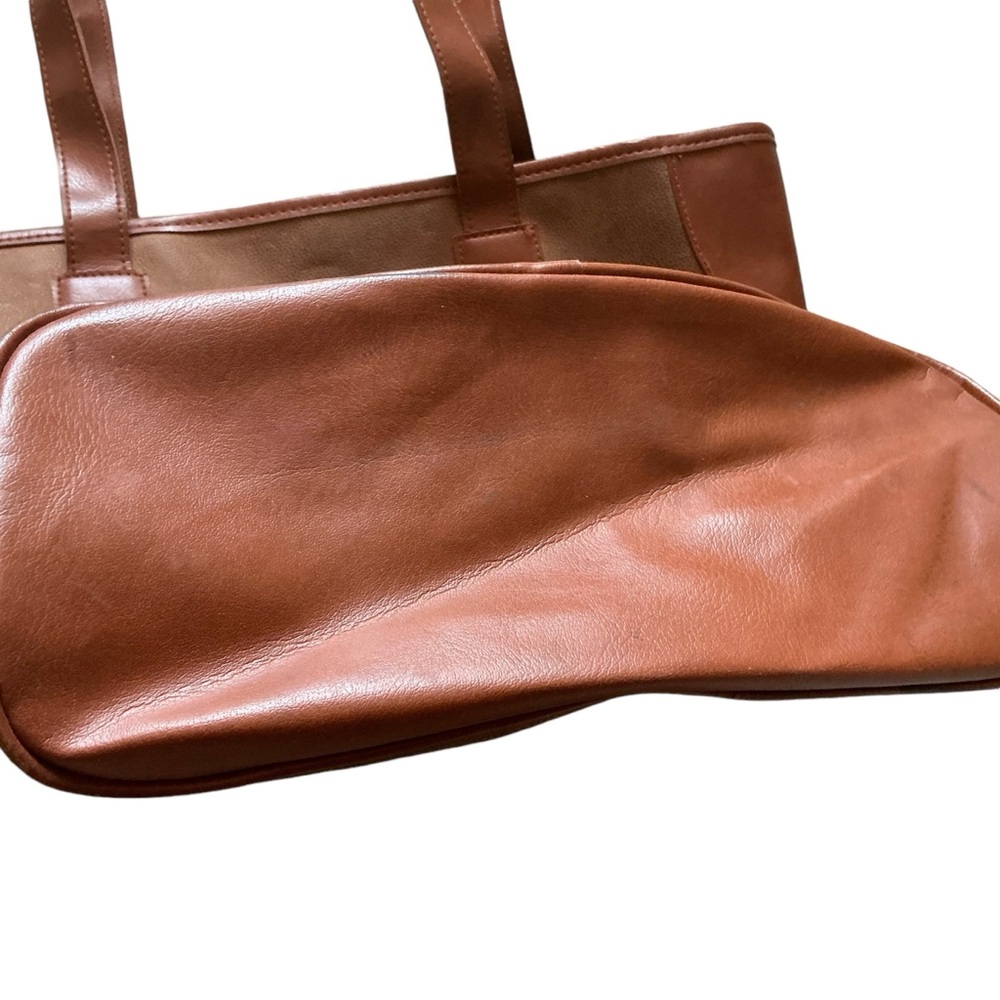 Dune London brown suede large handbag tote shopping bag - Picture 4 of 9